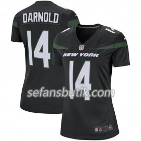 New York Jets Tröjor Sam Darnold 14 Nike Svart - Dame